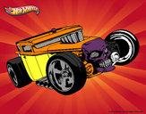 Dibujo Hot Wheels Bone Shaker pintado por DEMIAN4