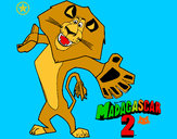 Dibujo Madagascar 2 Alex 2 pintado por yamnielys