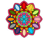 Dibujo Mandala 20 pintado por jira