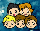 Dibujo One Direction 2 pintado por agusmalik