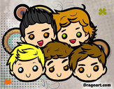 Dibujo One Direction 2 pintado por yary 