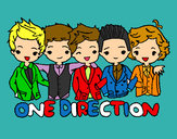 Dibujo One direction pintado por yary 