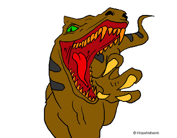 Dibujo Velociraptor II pintado por javier1645