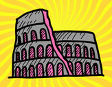 Dibujo Anfiteatro romano pintado por iver289son