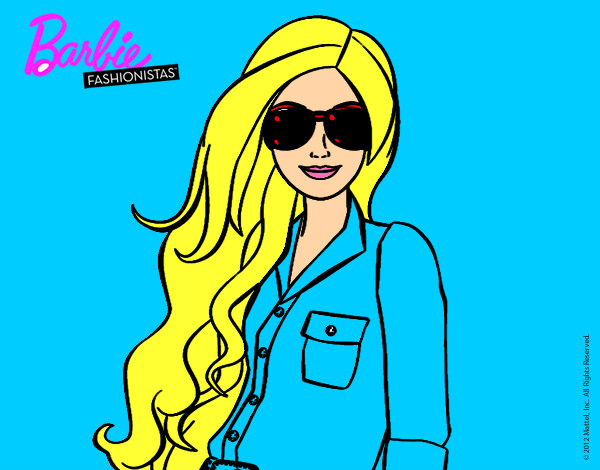 Barbie con gafas de sol