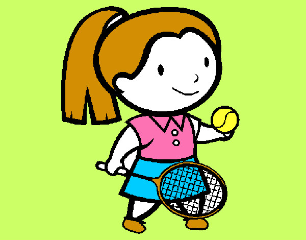 Dibujo Chica tenista pintado por 2006magui