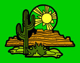 Dibujo Desierto de Colorado pintado por amalia