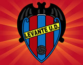 Dibujo Escudo del Levante UD pintado por danielydan