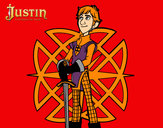 Dibujo Justin y la espada del valor pintado por DEMIAN4