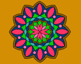 Dibujo Mandala 3 pintado por mirsu