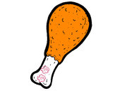 Dibujo Muslitos de pollo pintado por GreymaryV