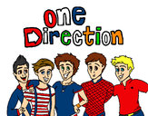 Dibujo One Direction 3 pintado por andreymar