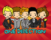 Dibujo One direction pintado por HZNLL