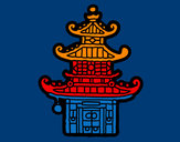Dibujo Pagoda china pintado por amalia