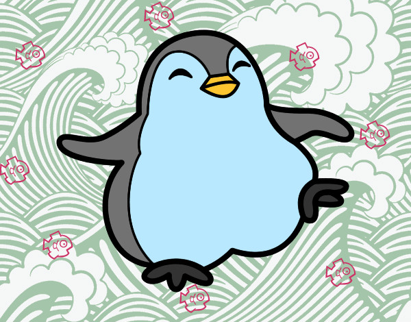 Pingüino bailando