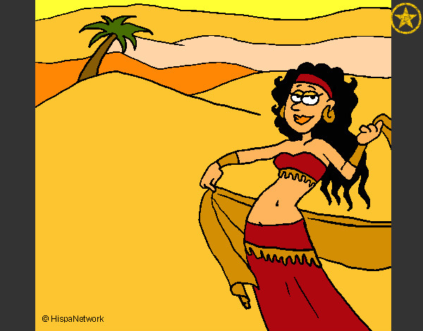Dibujo Sahara pintado por yireth