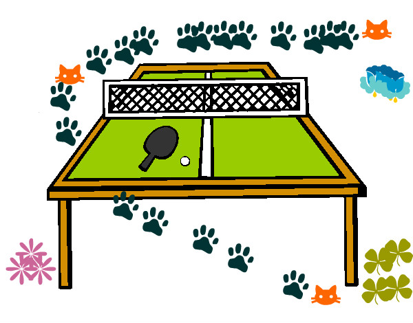 Dibujo Tenis de mesa 1 pintado por 2006magui