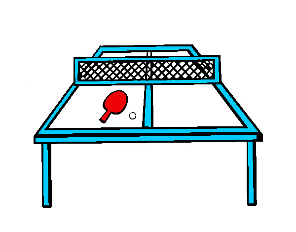 Dibujo Tenis de mesa 1 pintado por anndi