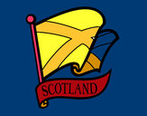 Dibujo Bandera de Escocia pintado por marcostale