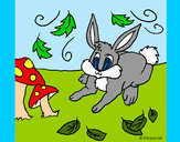 Dibujo Conejo 3 pintado por queyla