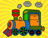 Dibujo Locomotora de vapor pintado por facundox
