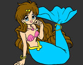 Dibujo Sirena 1 pintado por jhonn117