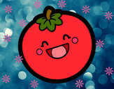 Dibujo Tomate sonriente pintado por AgosSwag