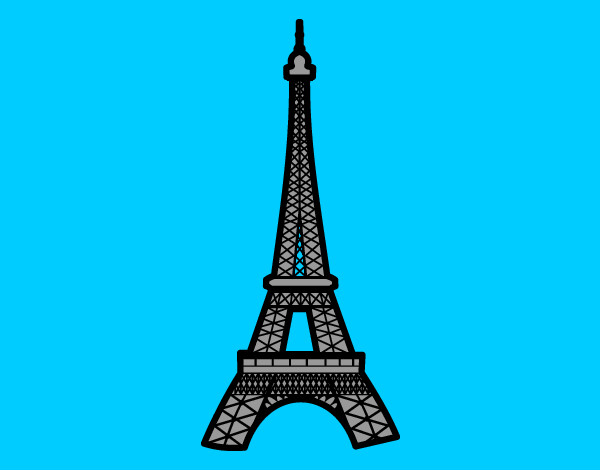 Dibujo Torre Eiffel pintado por Lolita26