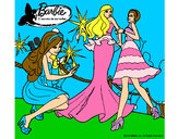 Dibujo Barbie descubre una luz pintado por yazmin2002