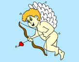 Dibujo Cupido con grandes alas pintado por marce93