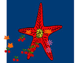 Dibujo Estrella de mar pintado por VITOM