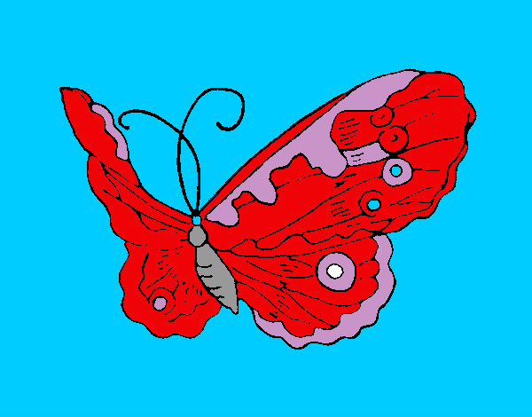 Dibujo Mariposa elegante pintado por kittylove