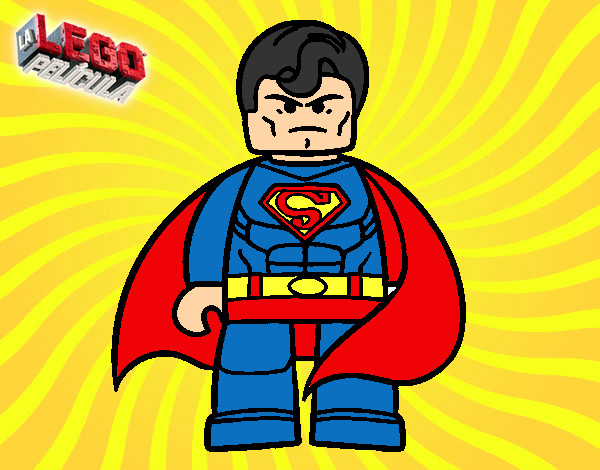 Dibujo Superman superheroe pintado por videl44