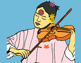 Dibujo Violinista pintado por HstR_sF