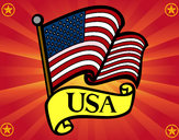 Dibujo Bandera de los Estados Unidos pintado por zeus1974