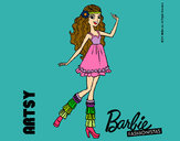 Dibujo Barbie Fashionista 1 pintado por ariadna657