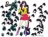 Dibujo Barbie rockera pintado por lyly2