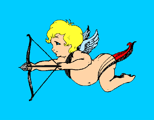 Cupido volando