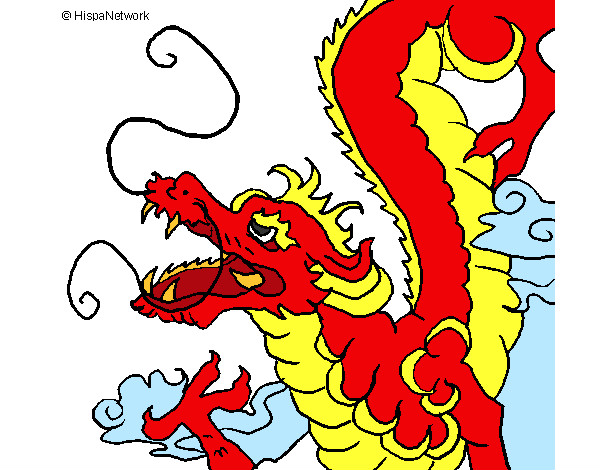 Dibujo Dragón japonés pintado por Karlo296