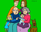 Dibujo Familia pintado por marijos-
