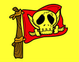 Dibujo Jolly Roger pintado por amalia