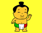 Dibujo Niño sumo pintado por Karlo296