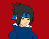 Dibujo Sasuke enfadado pintado por gonzauchih