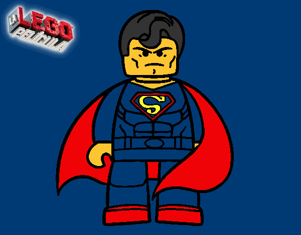 Dibujo Superman superheroe pintado por diego3412