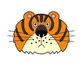 Dibujo Tigre III pintado por dinodan
