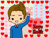 Dibujo Zayn Malik pintado por deniss3