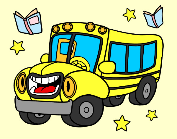 Dibujo Autobús animado pintado por Desi11