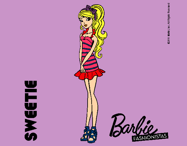 Dibujo Barbie Fashionista 6 pintado por kittylove