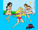 Dibujo Barbie y sus amigas pintado por LuciTini