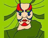 Dibujo Kabuki pintado por amalia